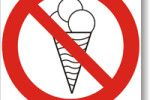 Zákaz vstupu se zmrzlinou
